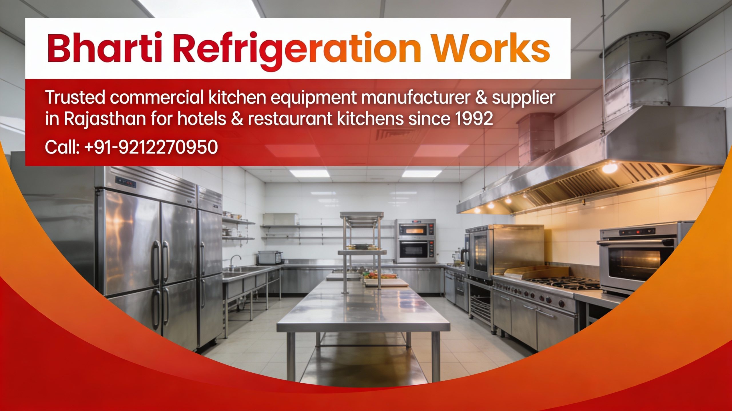 Commercial Kitchen Equipment Manufacturer in Rajasthan