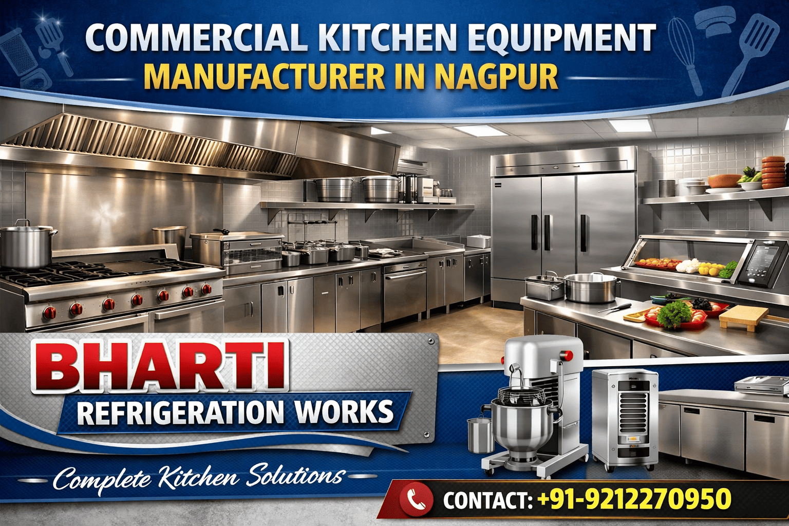 Commercial Kitchen Equipment Manufacturer in Nagpur