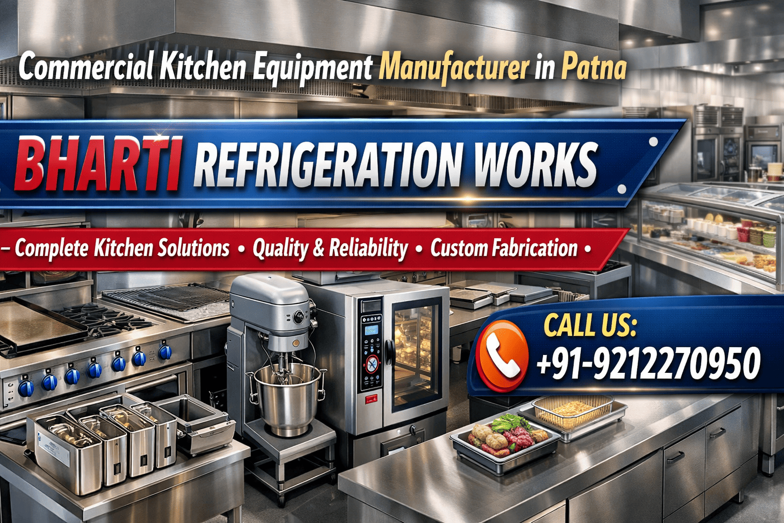Commercial Kitchen Equipment Manufacturer in Patna